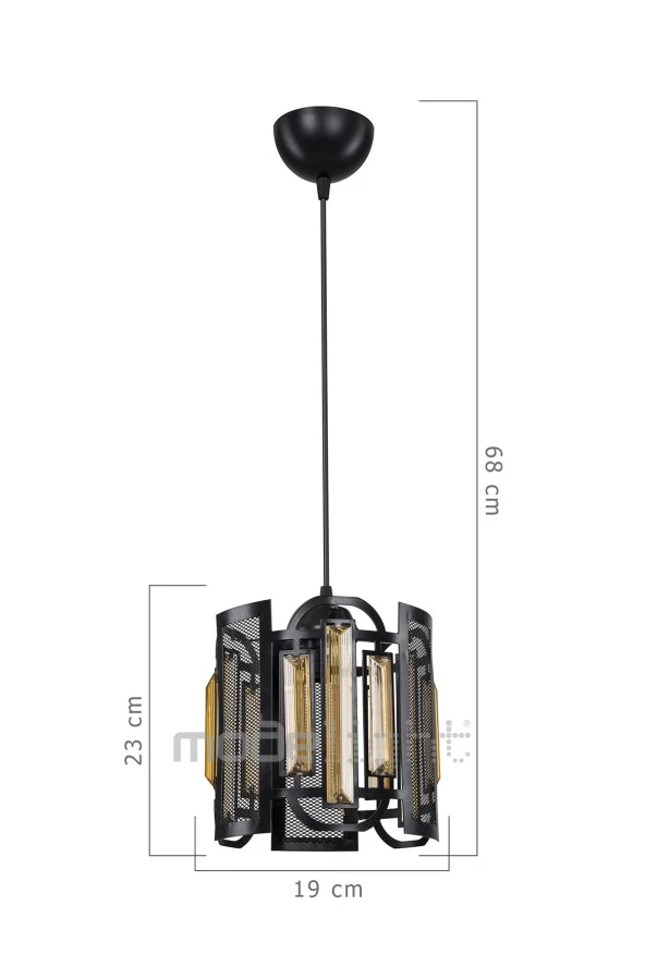 Modelight Tanda Tekli Sarkıt Siyah - Resim 4