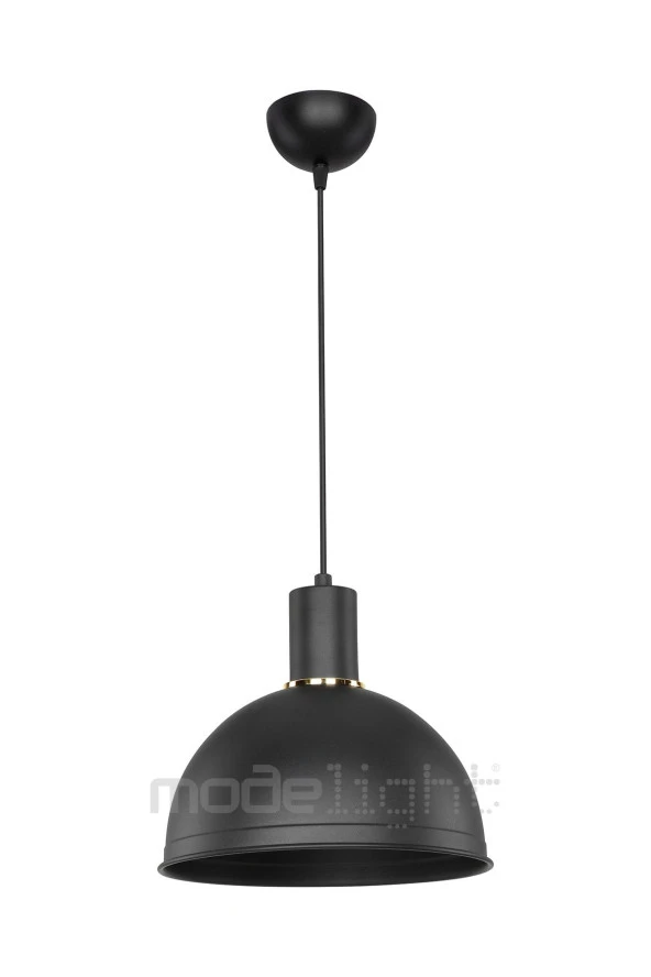 Modelight Tana Tekli Sarkıt Siyah - Resim 3