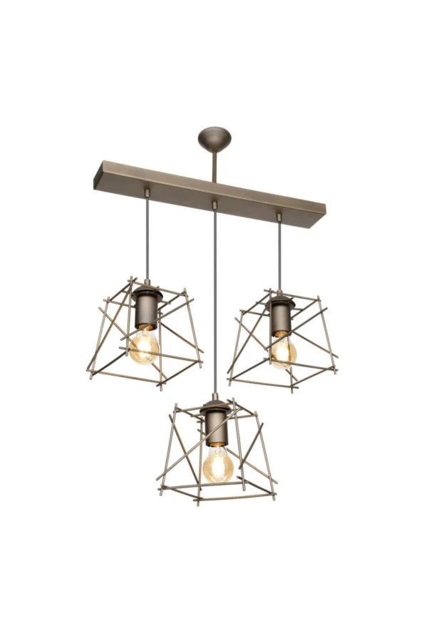 Modelight Tilbe 3Lü Avize - Resim 4