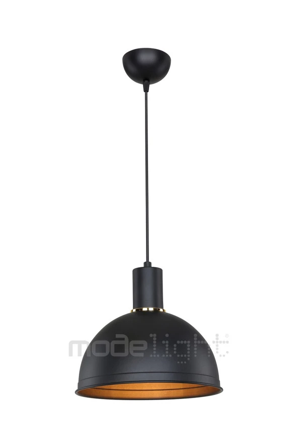 Modelight Tana Tekli Sarkıt Siyah - Resim 2