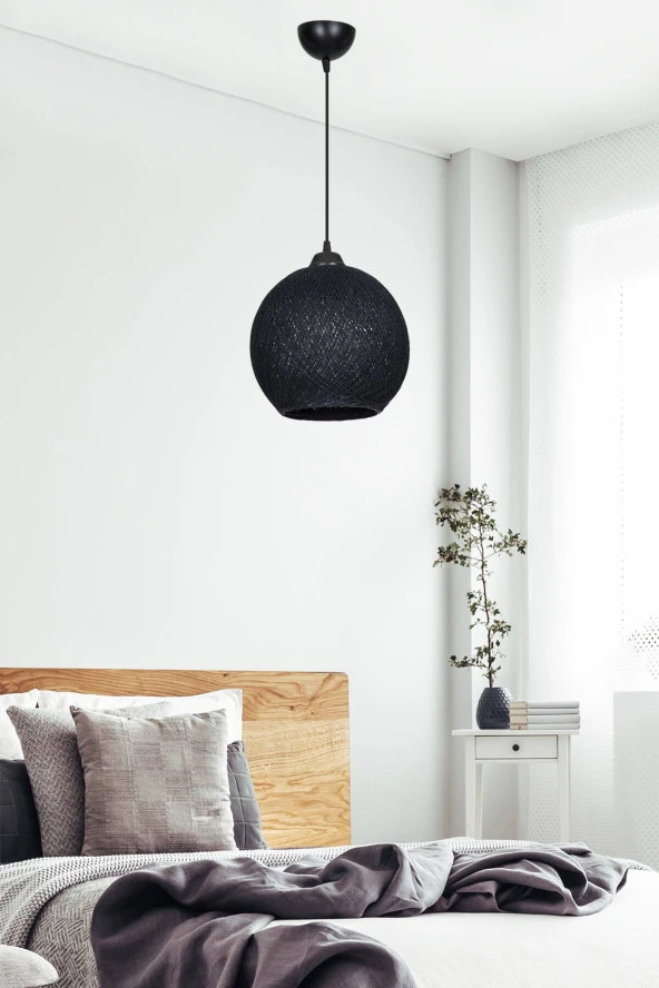 Modelight Yumak Tekli Sarkıt Siyah
