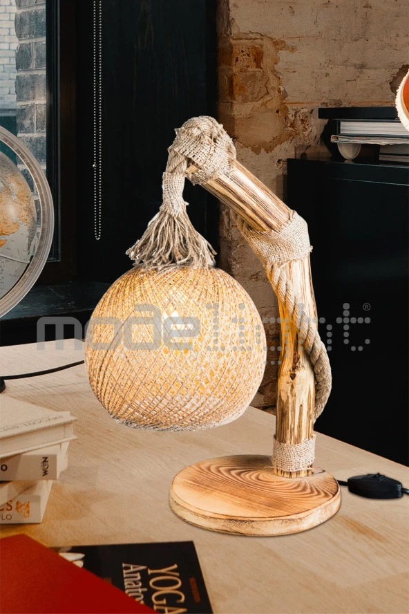 Modelight Lagos Halatlı Masa Lambası ürün görseli