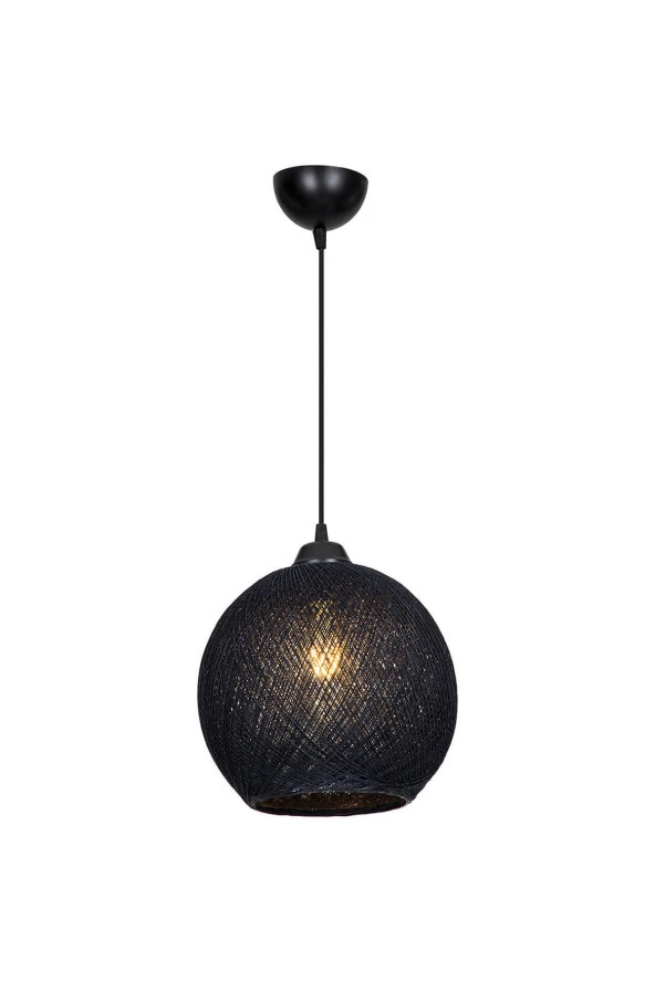 Modelight Yumak Tekli Sarkıt Siyah - Resim 2