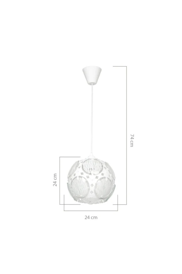 Modelight Zenon Büyük Tekli Beyaz Mdl.2779 - Resim 4