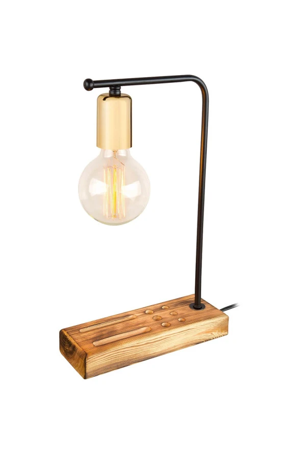 Modelight Vito Masa Lambası Siyah-gold - 2