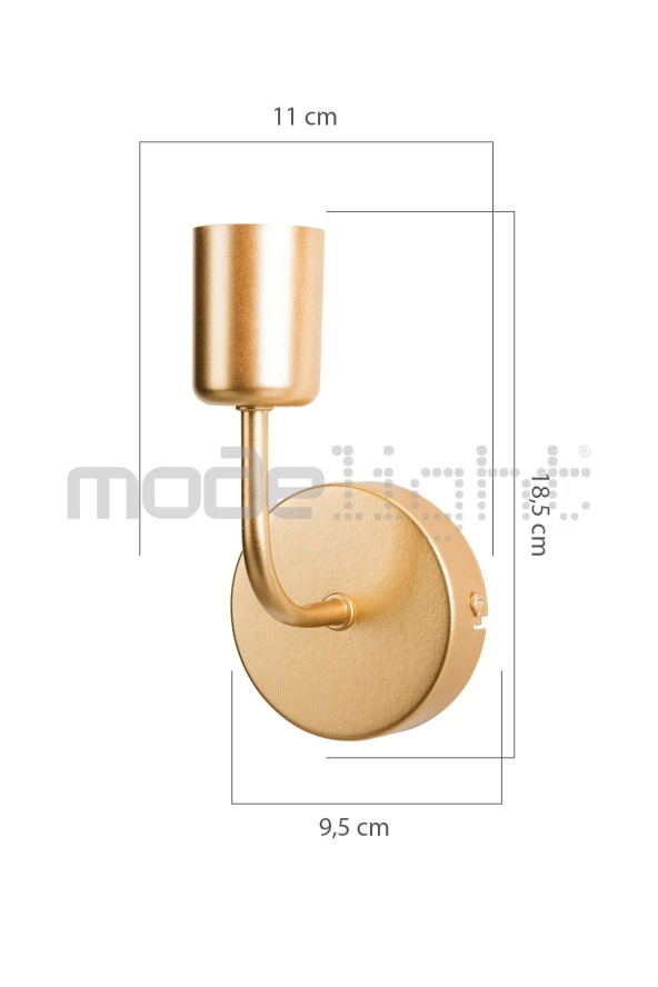 Modelight Koska Aplik Gold Salon-oturma Odası-çocuk Odası-yatak Odası-yemek Odası-antre-mutfak - 4