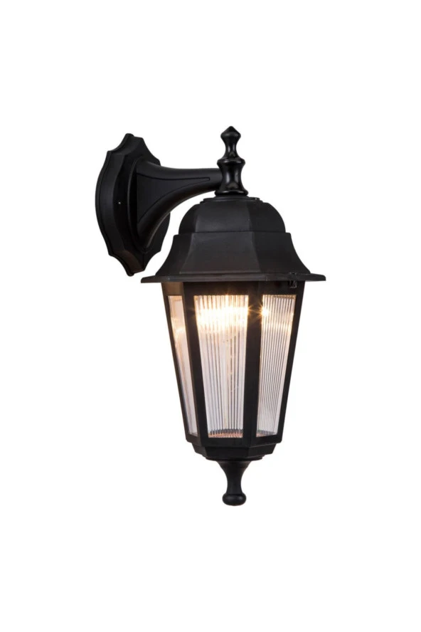 Modelight Optik Altıgen Ters Aplik Siyah - 2