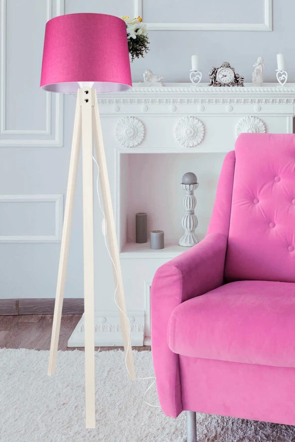 Modelight Deko Lambader Krem Ayak / Pembe Şapka ürün görseli