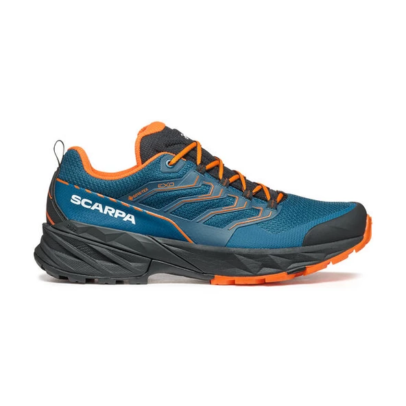 Scarpa Rush 2 Gore-Tex Koşu Ayakkabısı Cosmic Blue-Orange - 2