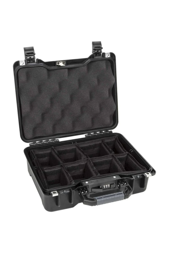 MANO Mtc 200P Siyah - Yumurta Sünger + Bez Bölmeli Tough Case Pro Takım Çantası