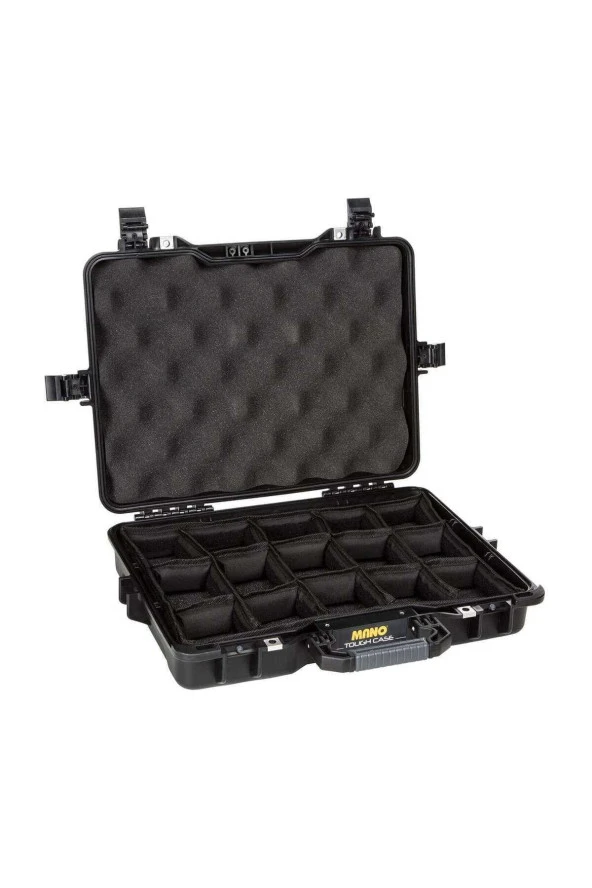 MANO Mtc 300p Siyah - Yumurta Sünger + Bez Bölmeli Tough Case Pro Takım Çantası