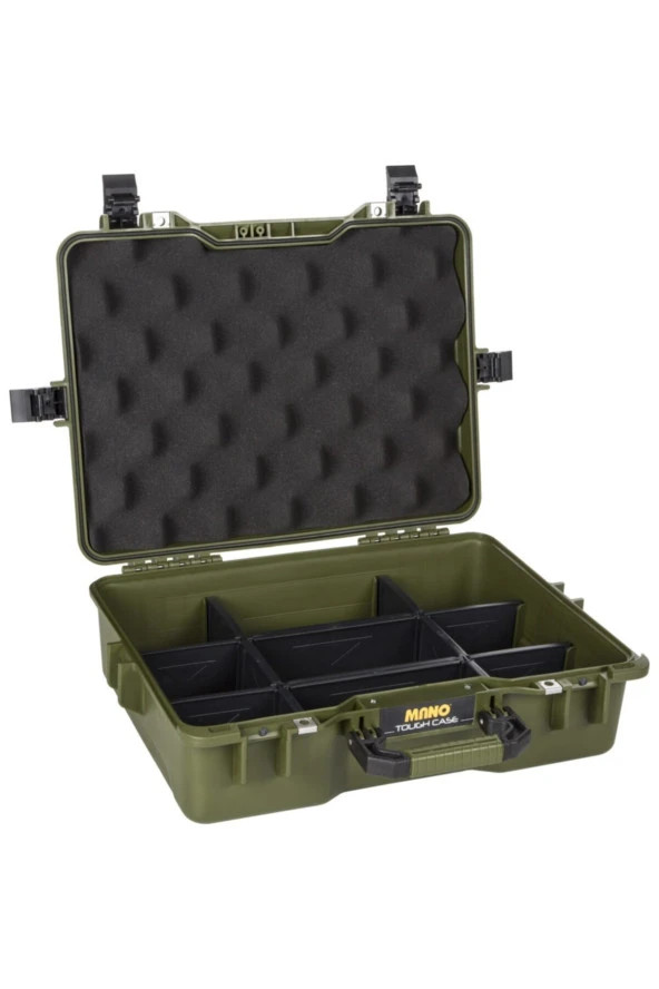 MANO Mtc 330pl Yeşil - Yumurta Sünger + Plastik Bölmeli Takım Çantası ürün görseli