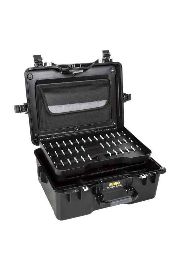 MANO Mtc 360Pp Siyah - Plastik Takım Dizmeli + Plastik Bölmeli Tough Case Pro Takım Çantası