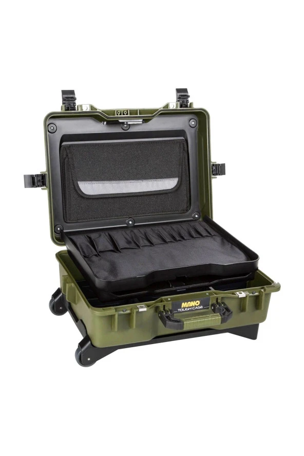 MANO Mtc 430Bt Yeşil - Bez Takım Dizmeli + Plastik Bölmeli Tough Case Pro Takım Çantası ürün görseli