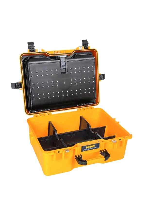 MANO Mtc 360Pp Sarı - Plastik Takım Dizmeli + Plastik Bölmeli Takım Çantası - Resim 2