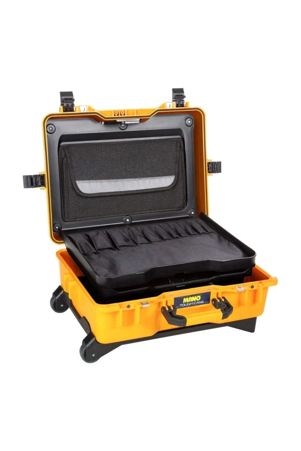 MANO Mtc 430Bt Sarı - Bez Takım Dizmeli + Plastik Bölmeli Tough Case Pro Takım Çantası