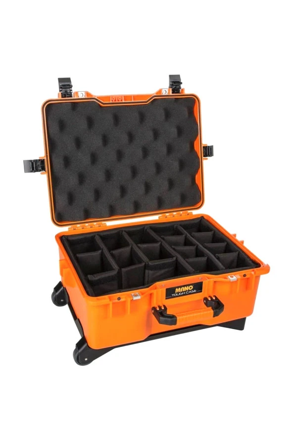 MANO Mtc 460P Turuncu - Yumurta Sünger + Bez Bölmeli Tough Case Pro Takım Çantası ürün görseli