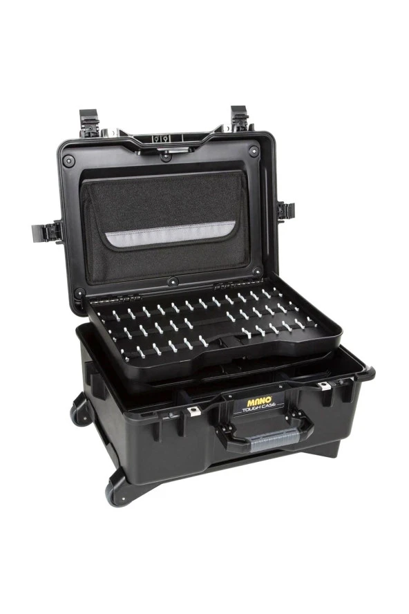 MANO Mtc 460Pp Siyah - Plastik Takım Dizmeli + Plastik Bölmeli Tough Case Pro Takım Çantası
