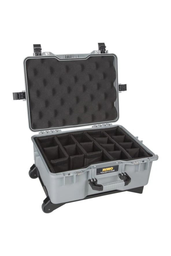 MANO Mtc 460p Gri - Yumurta Sünger + Bez Bölmeli Tough Case Pro Takım Çantası - Resim 4