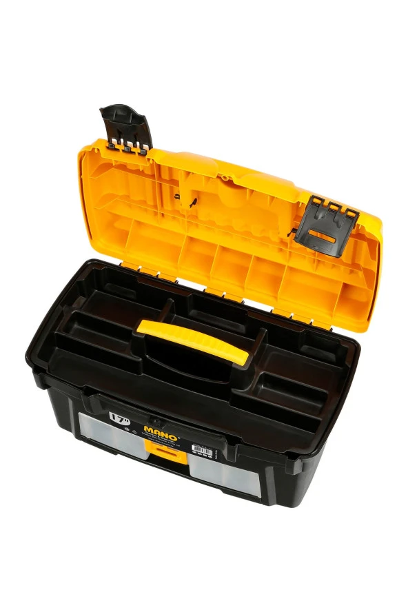MANO Rs-17 Düz Kapaklı Çekmeceli Takım Çantası 17"