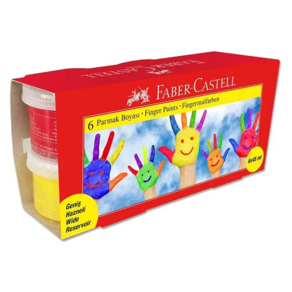 Faber Castell Parmak Boyası 45 ml 6'lı