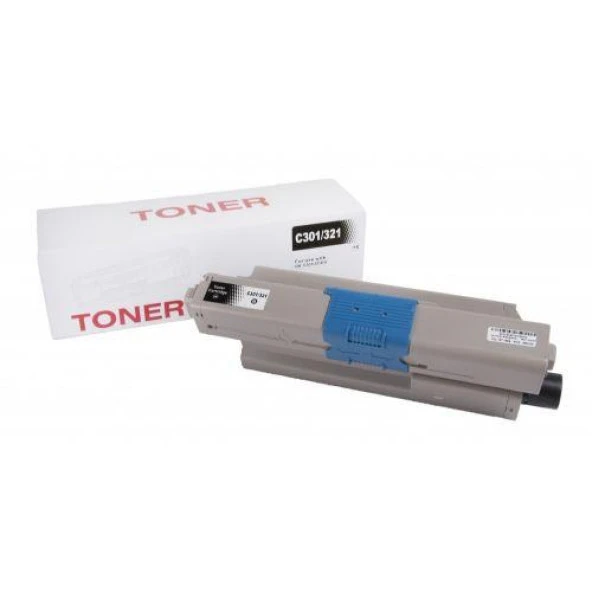 OKİ C301/C321 Uyumlu Muadil Siyah toner