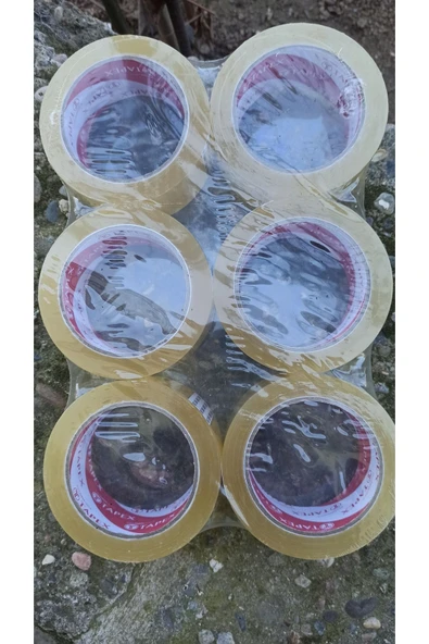 TAPEX Koli Bantı 45x100 Şeffaf (6 ADET) - 2