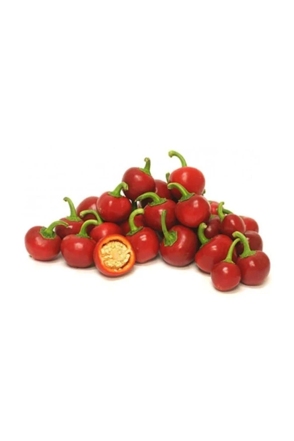 Süper Paket 50 Adet Tohum Nadir Ithal Cherry Kiraz Biberi Tohumu Biber Tohumu