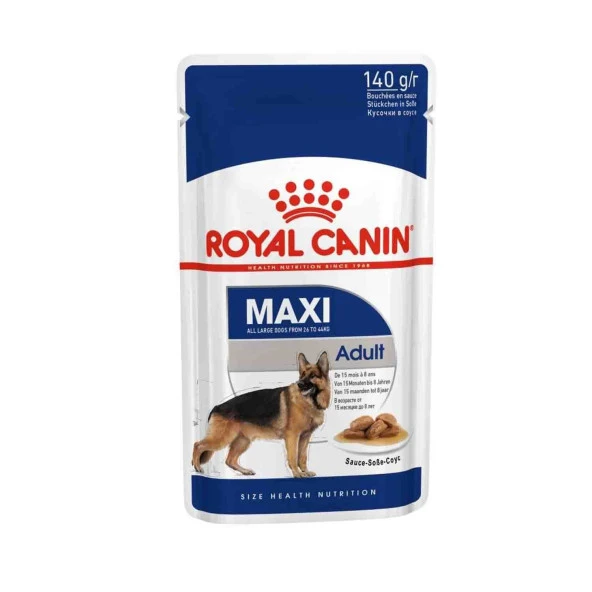 Royal Canin Maxi Adult Büyük Irk Yetişkin Köpekler İçin Parça Etli Konserve Mama 140 Gr