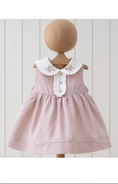 Bebek Kız Çocuk Doğum Günü Parti Düğün Elbise Tüllü Tütü Astarlı Çocuk Giyim bebek giyim Kız Bebek ELBYPMK - 11