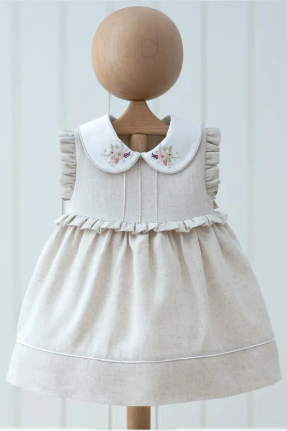 Bebek Kız Çocuk Doğum Günü Parti Düğün Elbise Tüllü Tütü Astarlı Çocuk Giyim bebek giyim Kız Bebek ELBYPMK