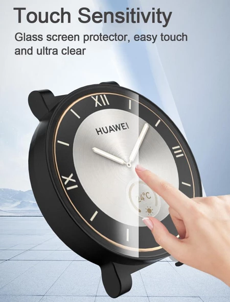 Huawei Watch GT4 41mm Sert PC Kasa ve Ekran Koruyucu (46mm Uyumlu Değildir) - 9
