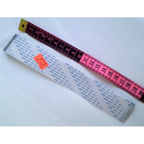Awm 20624 80C 60V Vw-1 Flex Şerit Kablo 30 Pin. Eni 3Cm 30-1-20A - Resim 2