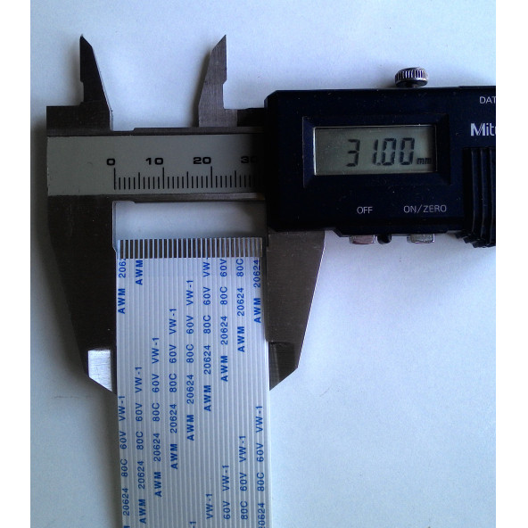 Awm 20624 80C 60V Vw-1 Flex Şerit Kablo 30 Pin. Eni 3Cm 30-1-25A - 3