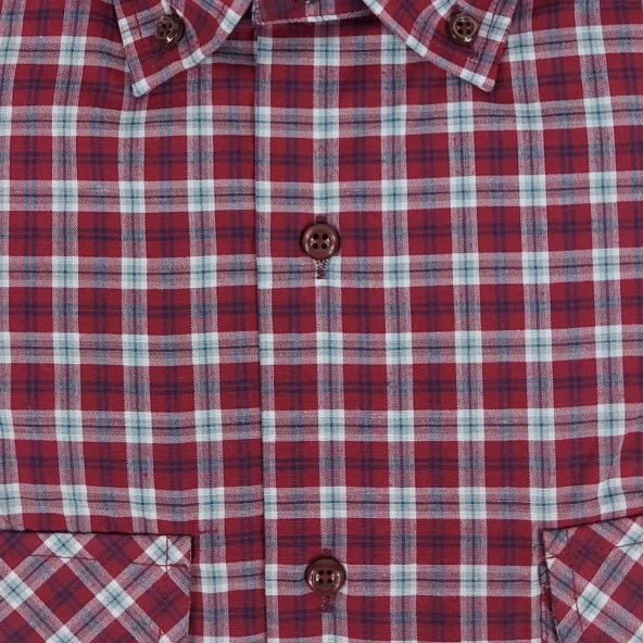 5109 Ekoseli Classic Gömlek - Resim 2