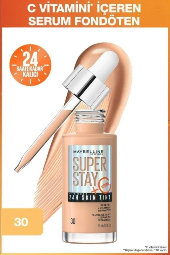 Maybelline New York Super Stay Skin Tint Fondöten - 30