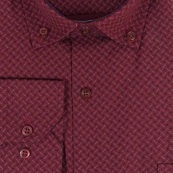 5107 Desenli Classic Gömlek - 2