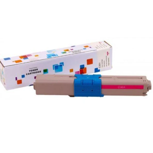 OKİ C301/C321 Uyumlu Muadil Kırmızı toner