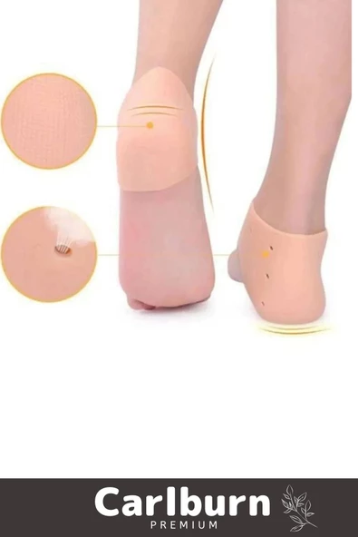 Özel Üretim Diken Çorabı Tabanlık Silikon Topuk Gömleği Koruyucu Bunyon 2 Adet - 2