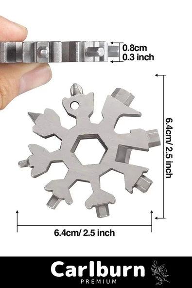 Özel Üretim Paslanmaz Çelik Çok Fonksiyonlu Alyan Tornavida Takımı Anahtarlık Konserve Açıcı - 3