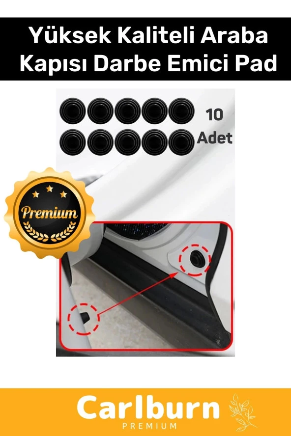 Premium Seri Yüksek Kaliteli Dayanıklı Çarpma Aşınma Engelleyici Araba Kapısı Darbe Emici Pad Seti