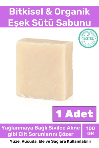 Özel Üretim Doğal Bitkisel El Yüz Vücut Saç Cilt Orijinal Vegan Eşek Sütü Sabunu