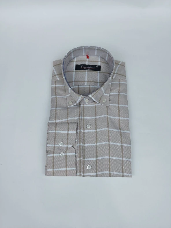 2616 Kareli Slim Fit Gömlek - 2