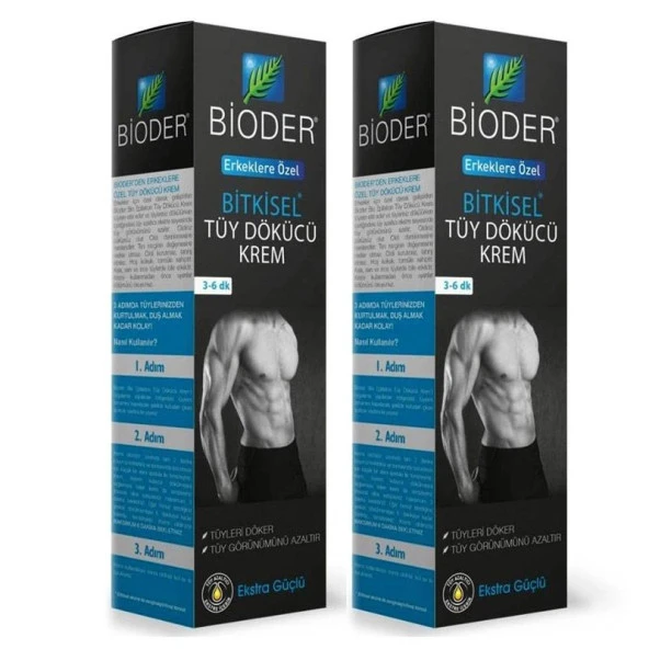 Bioder Erkelere Özel Tüy Dökücü Krem 100 ml+100 ml