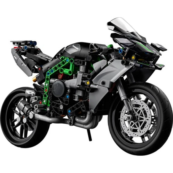 LEGO® Technic Kawasaki Ninja H2R Motosiklet 42170 - 10 Yaş ve Üzeri Çocuklar Için Koleksiyonluk Yaratıcı Oyuncak Model Yapım Seti (643 Parça)