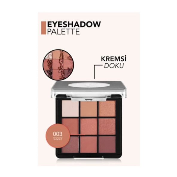 Flormar Exclusive Eyeshadow Palette 003 Sunset - 5