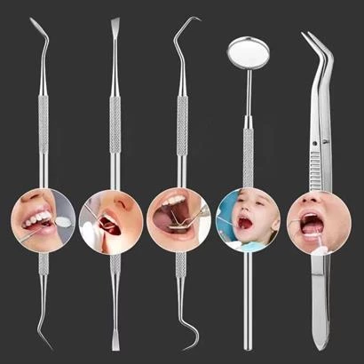 Ağız Bakımı Diş Bakım Seti Kutulu 6 Parça Ağız Hijyen Takımı - 3