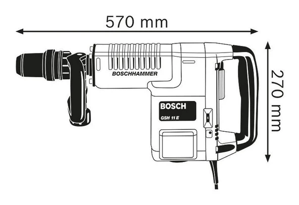 Bosch GSH 11 E Kırıcı Matkap - 0611316703 - 3