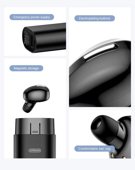 Joyroom Jr-Sp2 1600 mAh Powerbank + Tek Kablosuz Bluetooth Kulaklık - 3