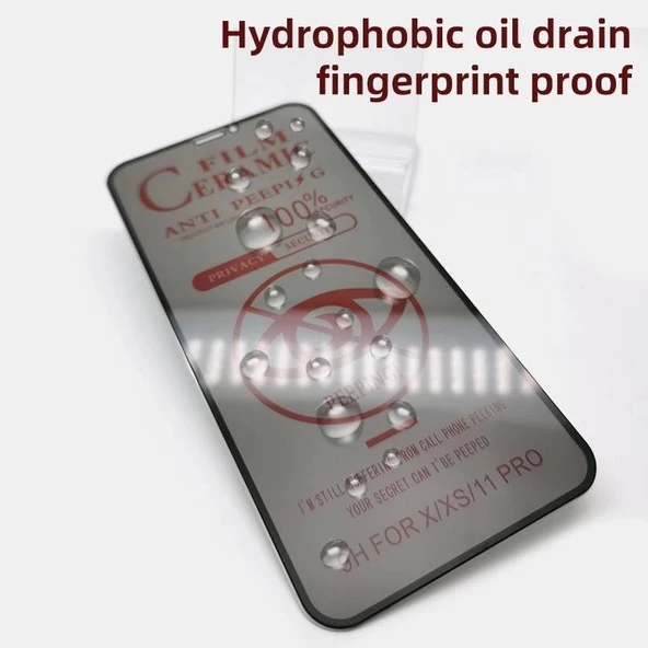 İphone 7-8 Plus Hayalet Privacy Fiber Nano Ekran Koruyucu - Resim 2